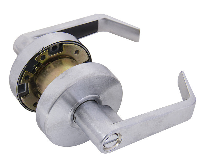 Heavy Duty Grade 2 Cylindrical Privacy Lever Set - US3
