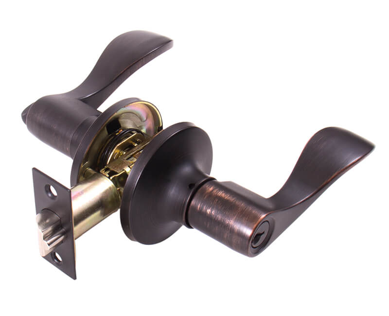 Waver Lever Entry Lockset - US3